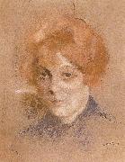 Edouard Vuillard The young woman has red hair USA oil painting artist